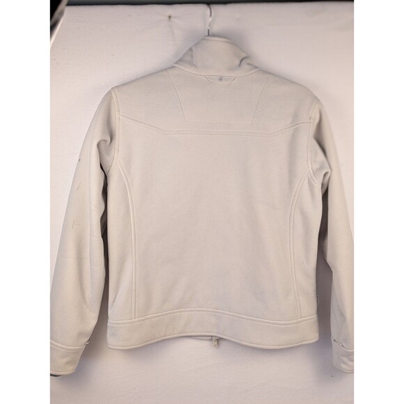 Columbia Titanium Women’s Fleece Jacket Medium White Full Zip Pocket - Picture 7 of 10